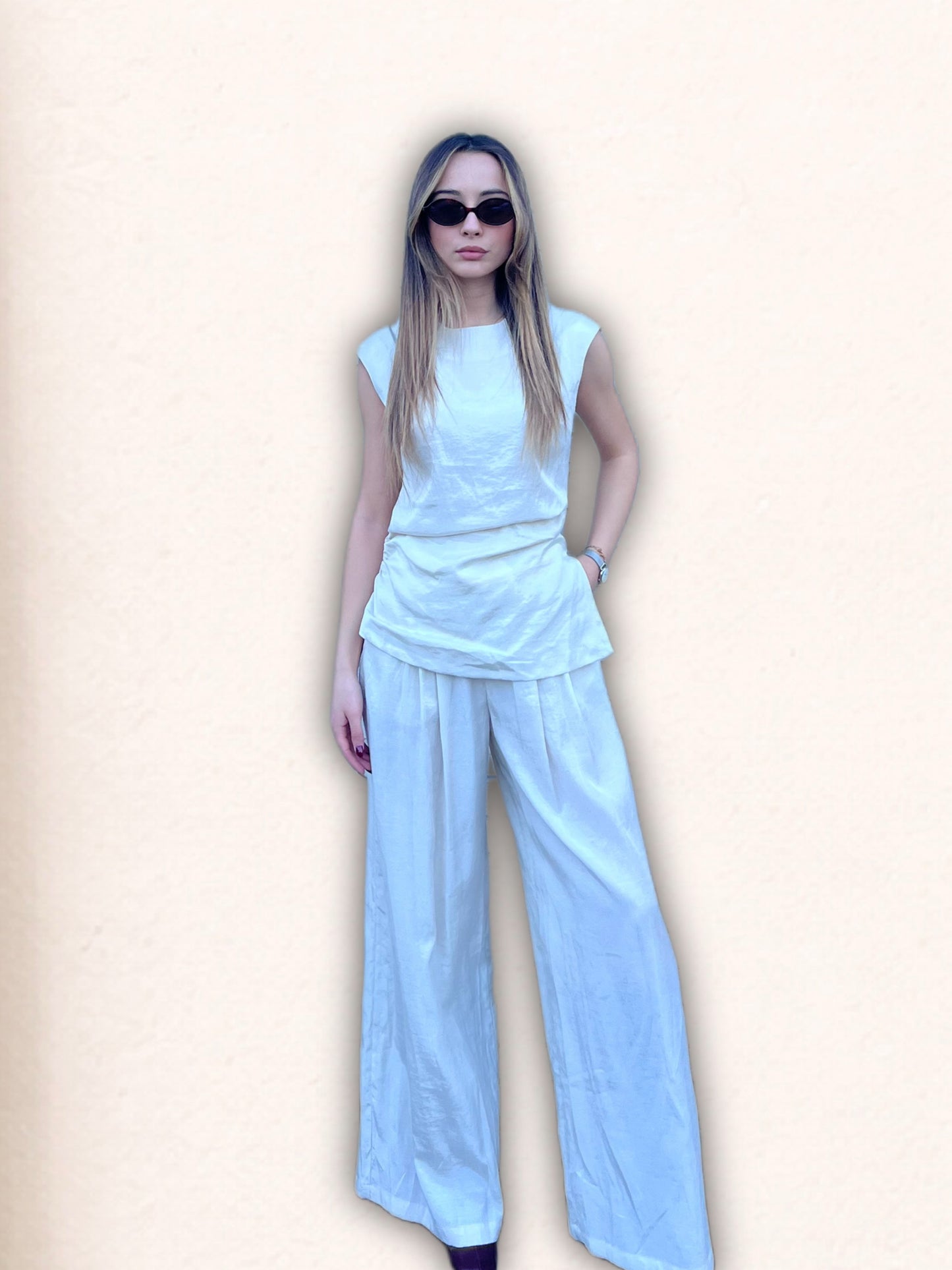 PANTALONI PALAZZO ELEGANCE - LUMINA