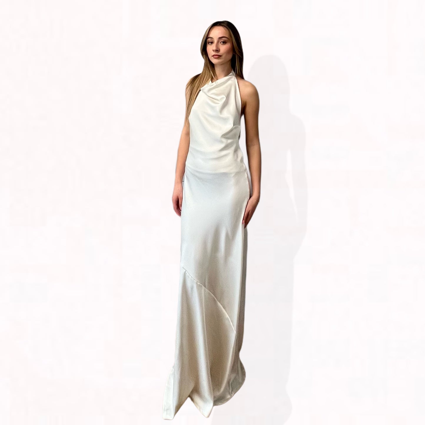ABITO MAXI SATIN ELEGANCE - LUMINA