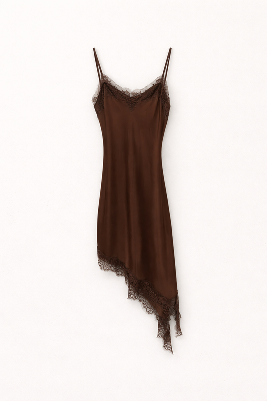 ABITO SATIN LACE FLOW