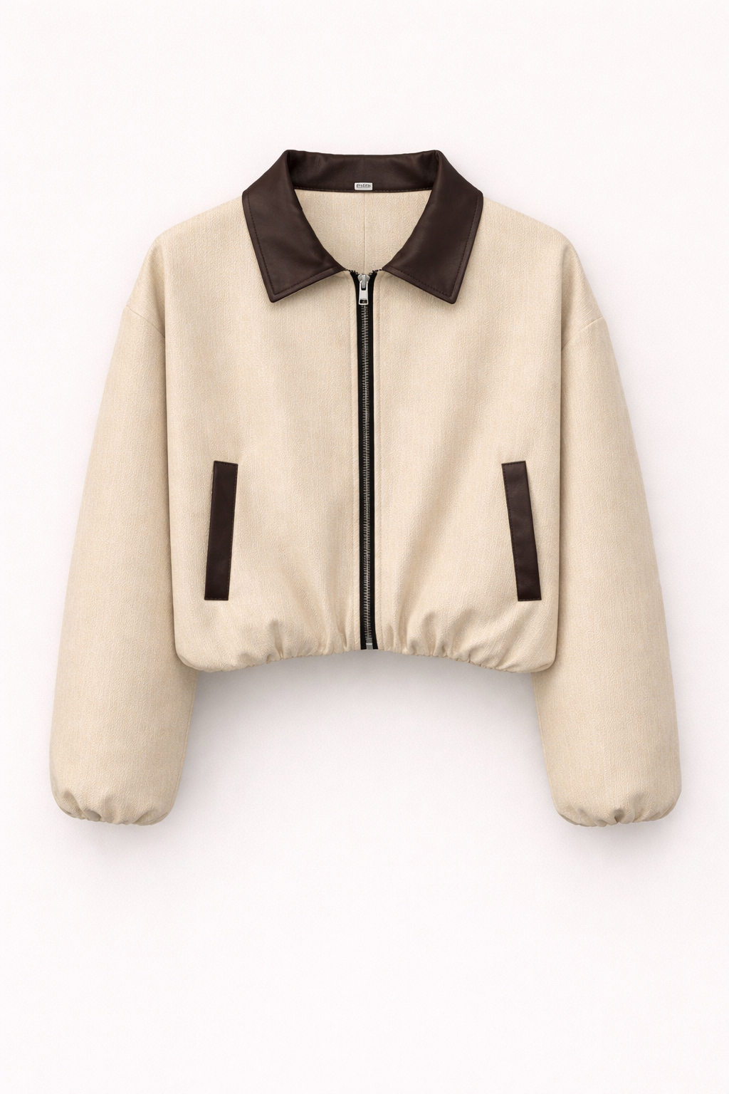 GIACCA ZIP CONTRAST