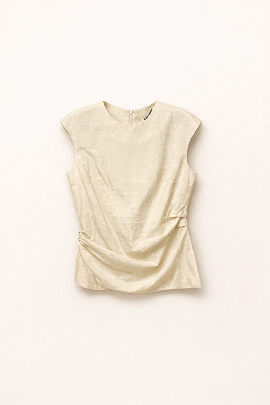 TOP DRAPPEGGIATO ELEGANCE - LUMINA