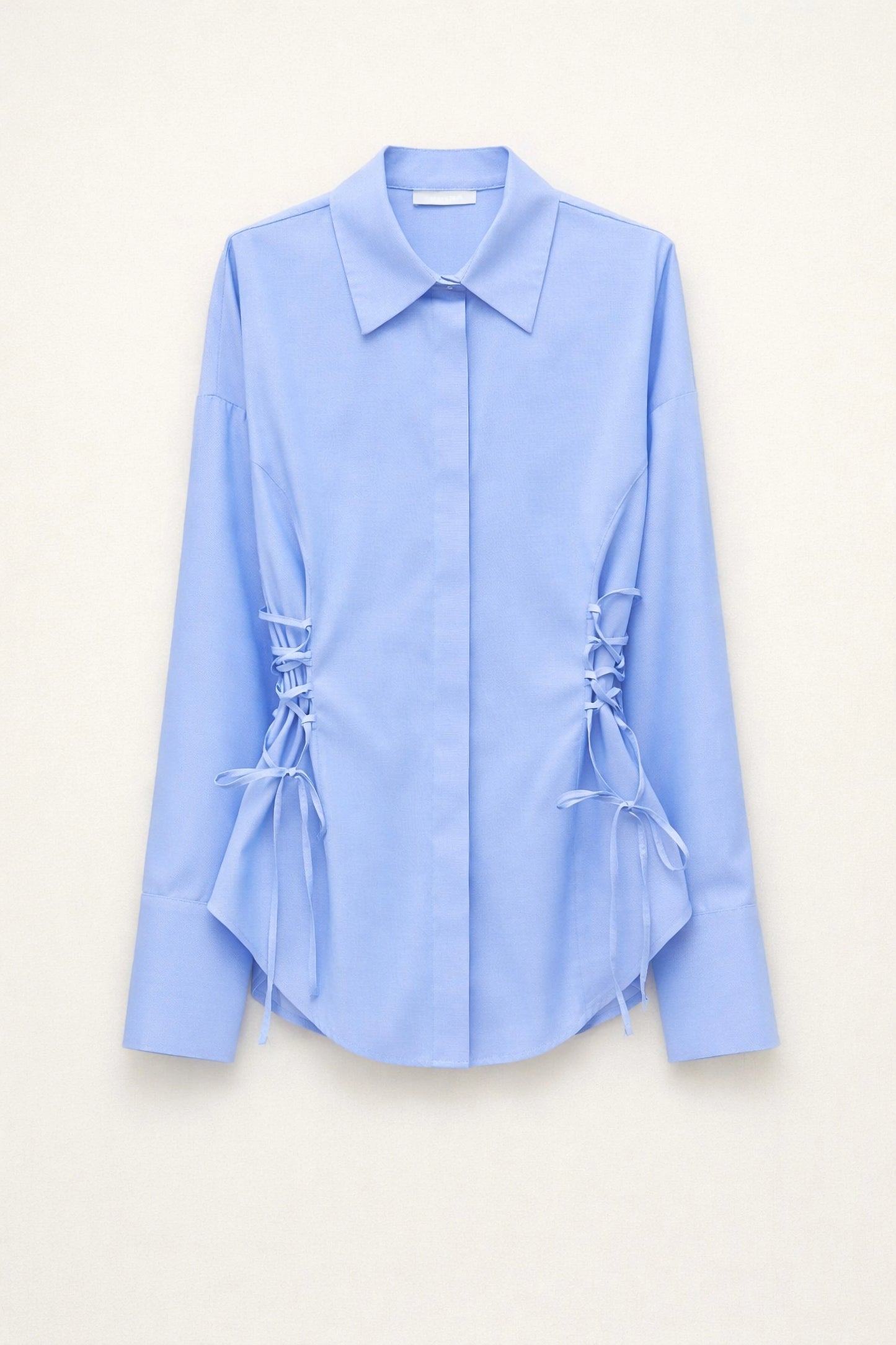 CAMICIA CON STRINGHE - LUMINA