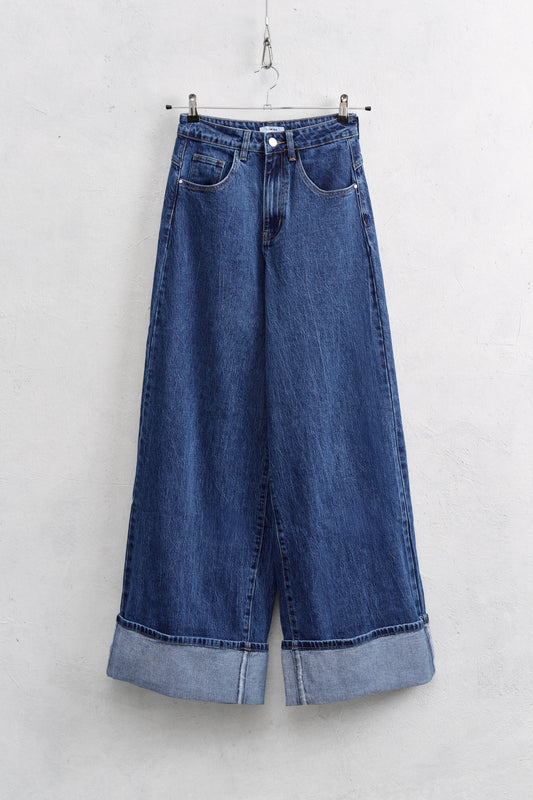 JEANS WIDE LEG MAXI - LUMINA