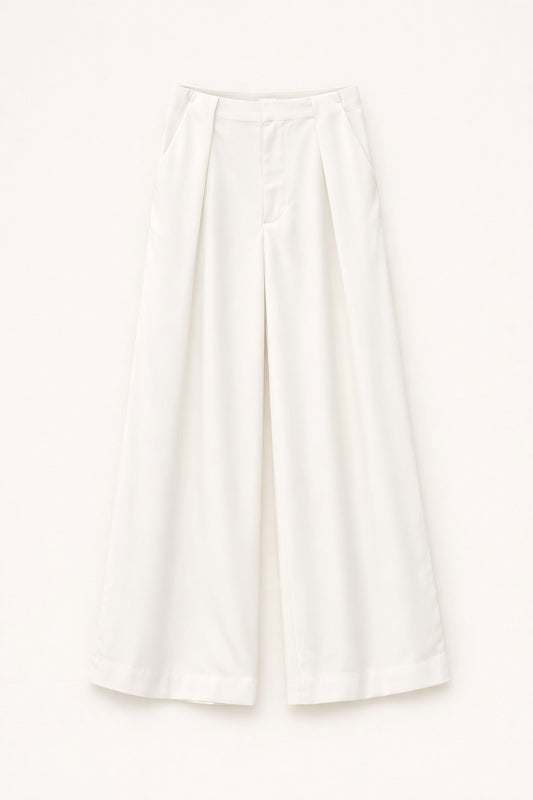 PANTALONE WIDE LEG PALAZZO - LUMINA